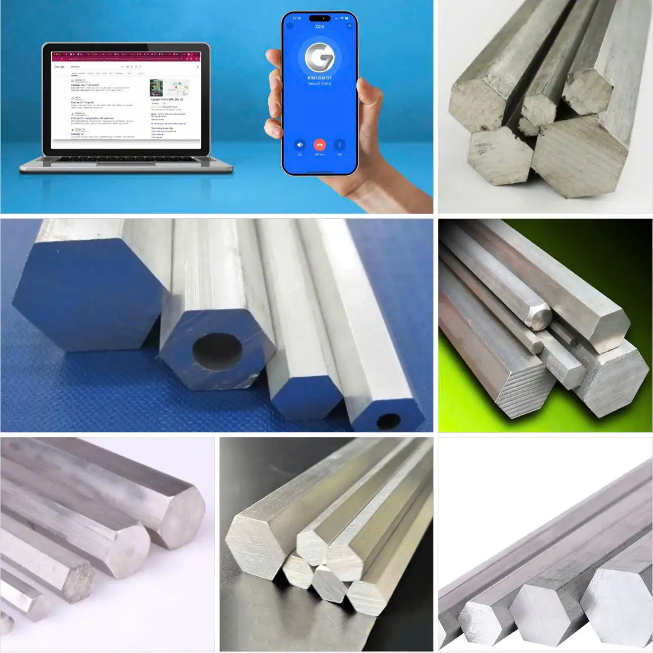 Thanh Lục Giác Nhôm